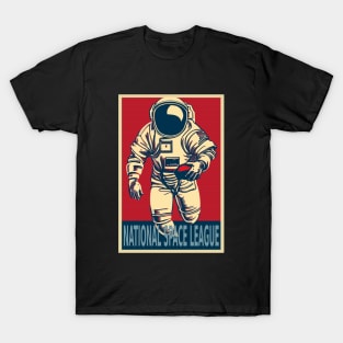 Astronaut Football Player T-Shirt